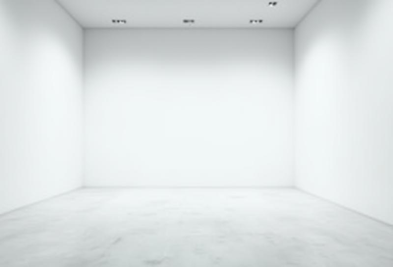 Studio image: Innenansicht des minimalistischen Studios, heller offener Raum